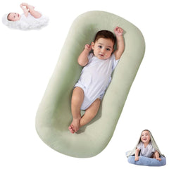 DAOLUAN Baby Lounger showing newborn-friendly design with soft, breathable fabric