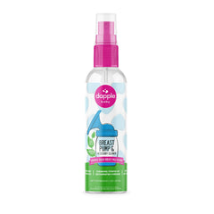 Dapple breast pump cleaner bottle shows unscented formula for residue removal.