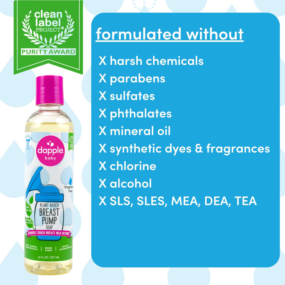 Dapple Clean Label Project Purity Award-winning soap for safe family cleaning.