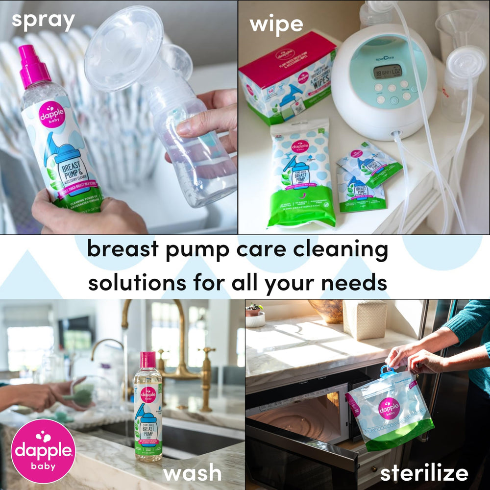 Dapple fragrance-free diaper-bag ready soap for travel cleaning.