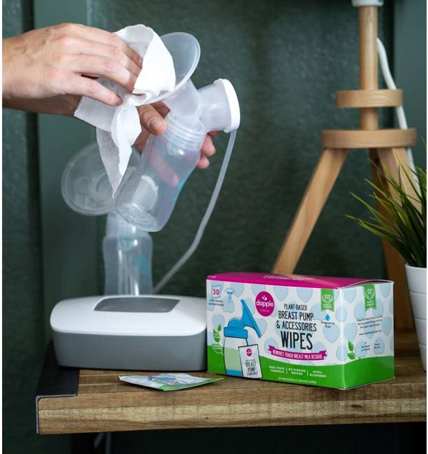 Individually wrapped Dapple wipes for easy travel cleaning of bottles and pacifiers