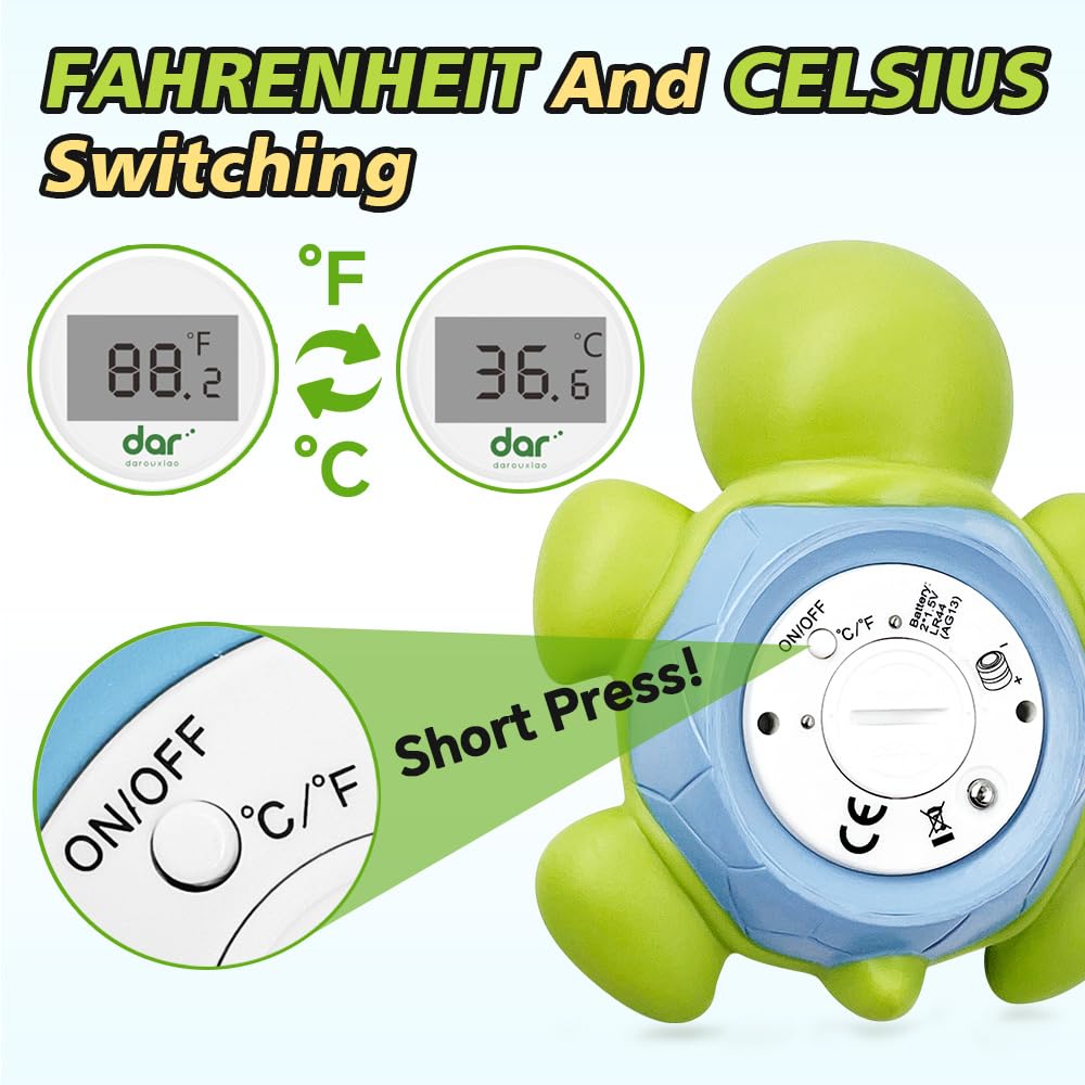 Dar Darouxiao unit switches between Celsius and Fahrenheit for versatility