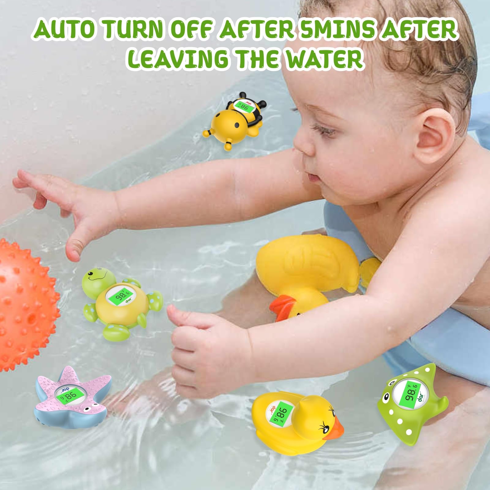 Dar Darouxiao BPA-free thermometer supports a safe bath experience