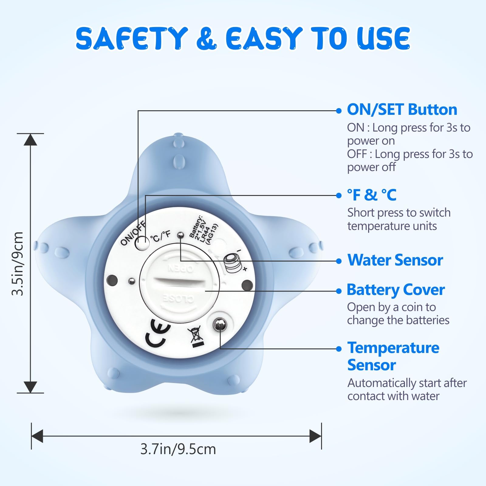 Dardarouxiao clear packaging and instructions simplify safe setup.