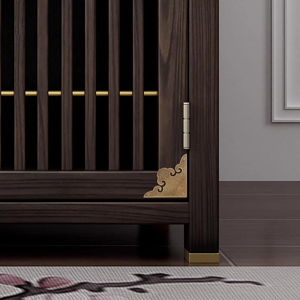 Dasaziya brass nails close-up showing fast installation with included hardware.