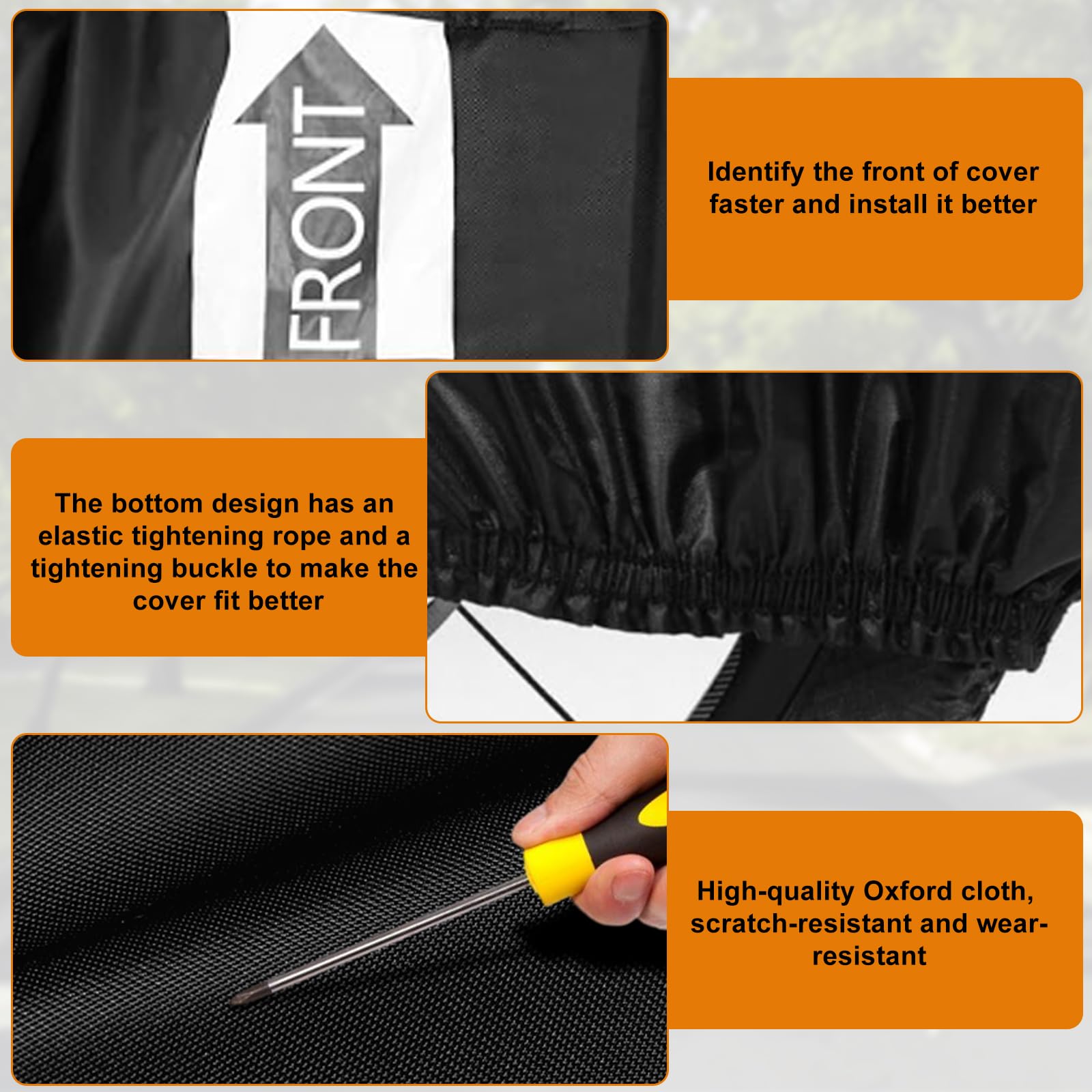 Daspom 6-passenger stroller cover is easy to wipe clean with a damp cloth.
