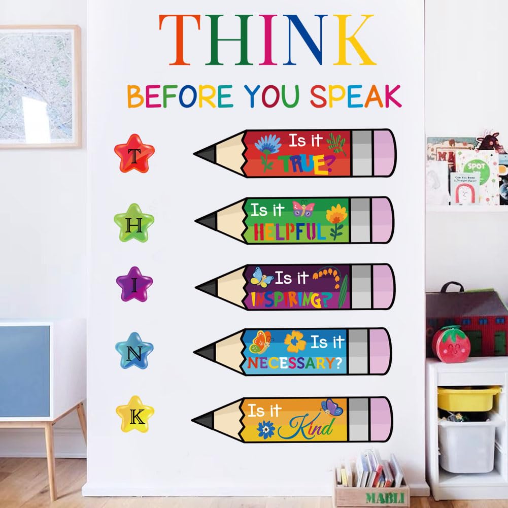 Datesno kid's bedroom decal adds cheerful color to learning spaces and toy corners.
