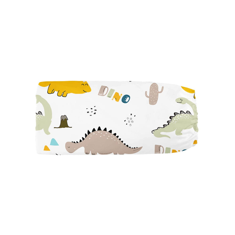 Datura Home dinosaur white colorway offers gender-friendly nursery styling.