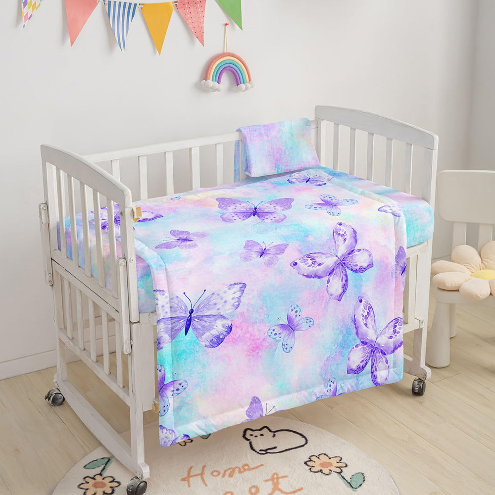 Datura Home fitted sheet 28x52 plus 8 inches microfiber for baby sleep