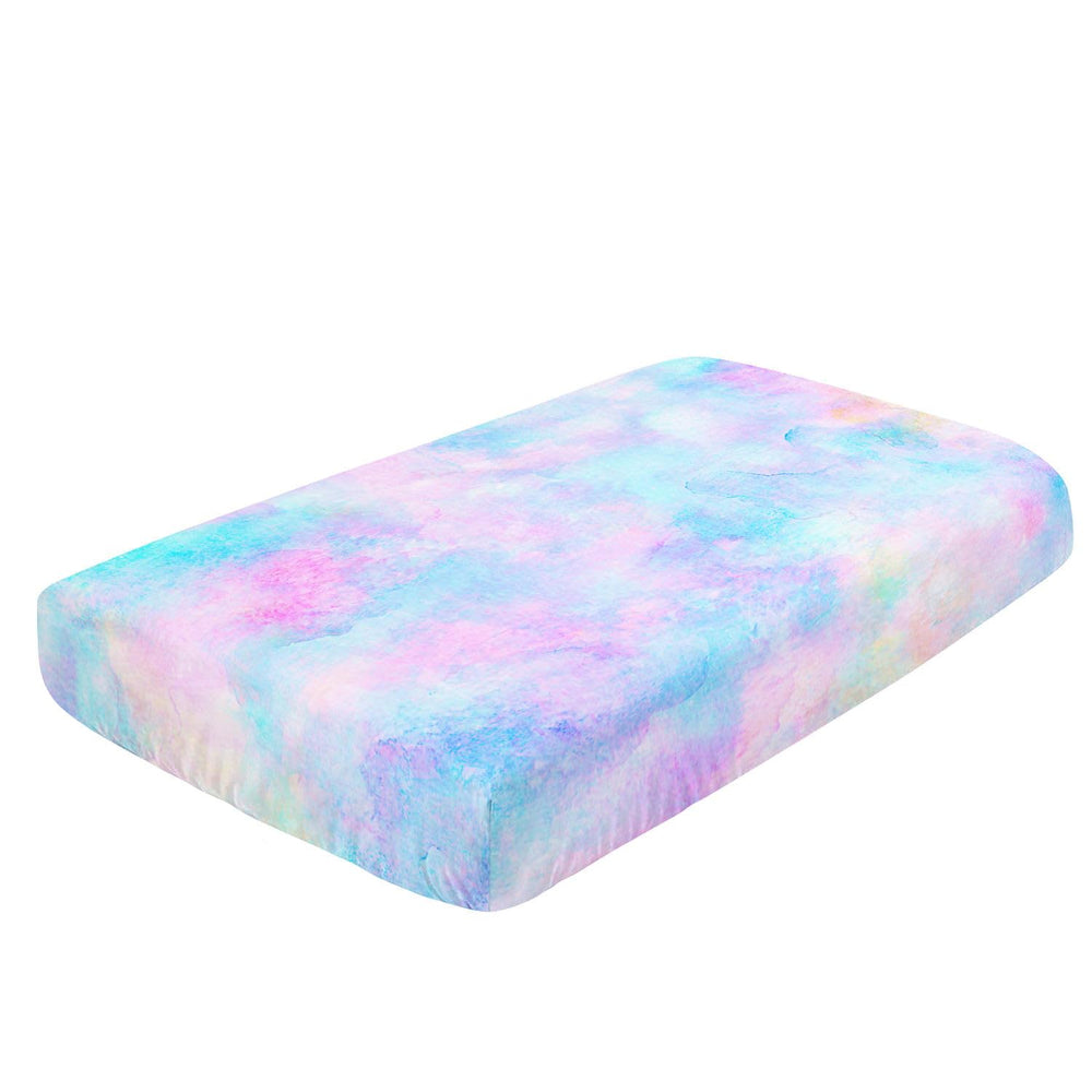 Datura Home watercolor butterfly purple pattern bedding adds playful color