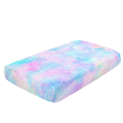 Datura Home watercolor butterfly purple pattern bedding adds playful color