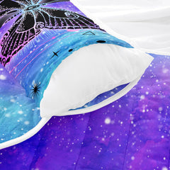 Datura Home Nap Mat with attached blanket providing cozy warmth during naptime.