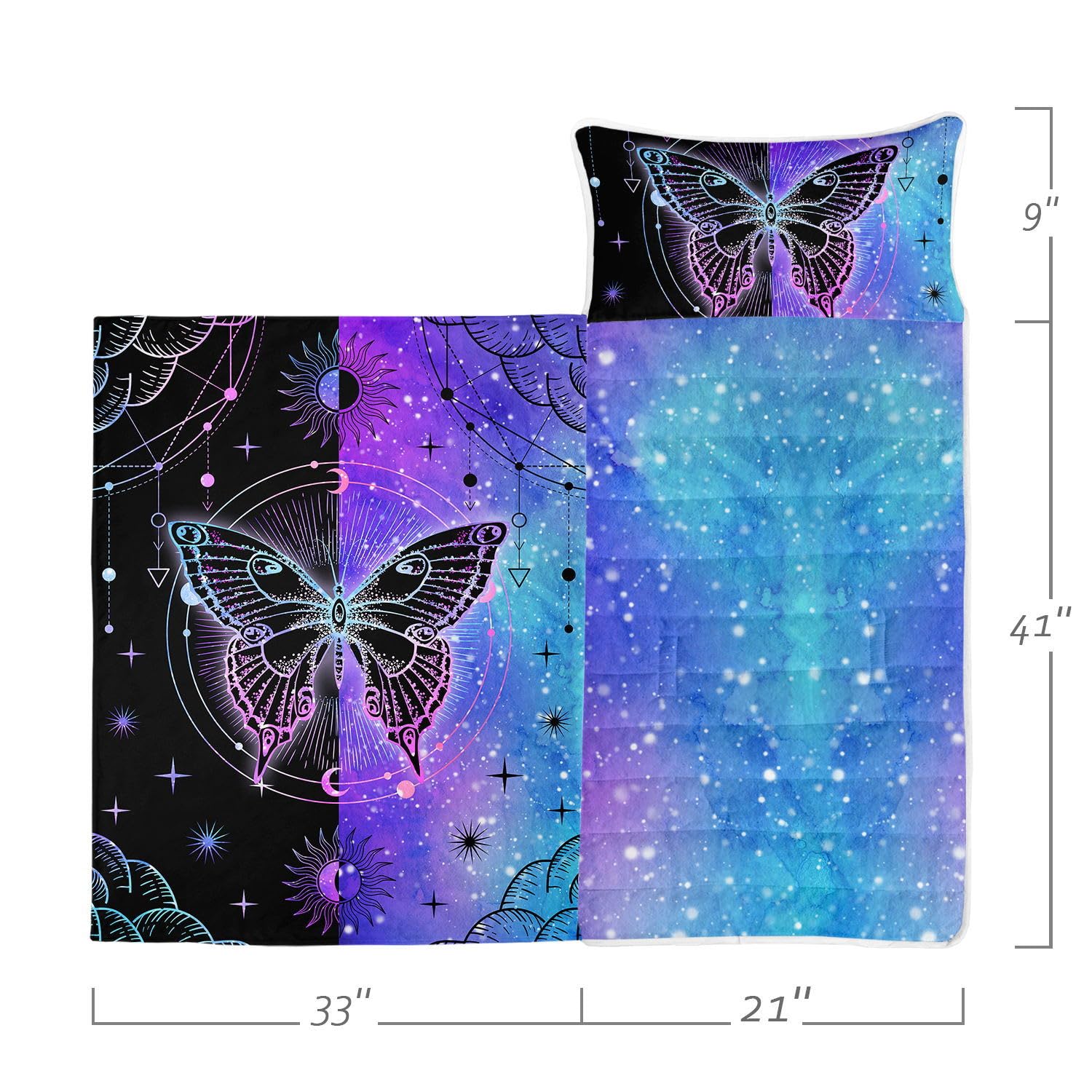 Datura Home Nap Mat butterfly pillow removable for flexible nap setups.