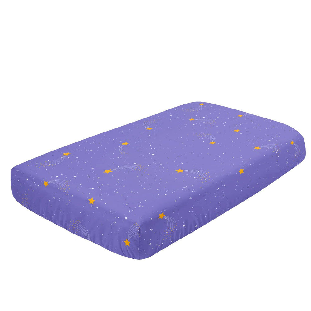 Starry Sky pattern decorates the nursery with calming visuals.