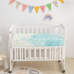 Datura home Turtle2 crib skirt adds tidy finish and snug coverage