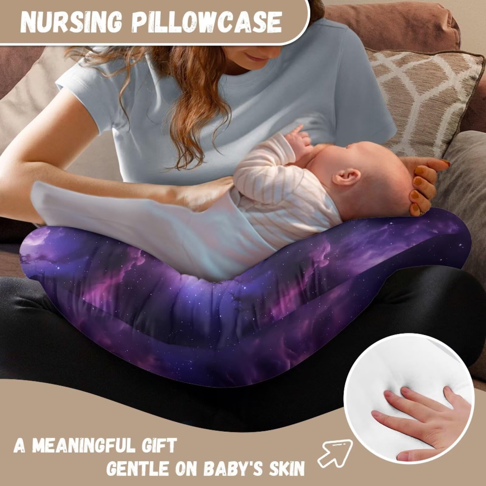 Daulesho baby feeding scene shows versatile holds and comfort