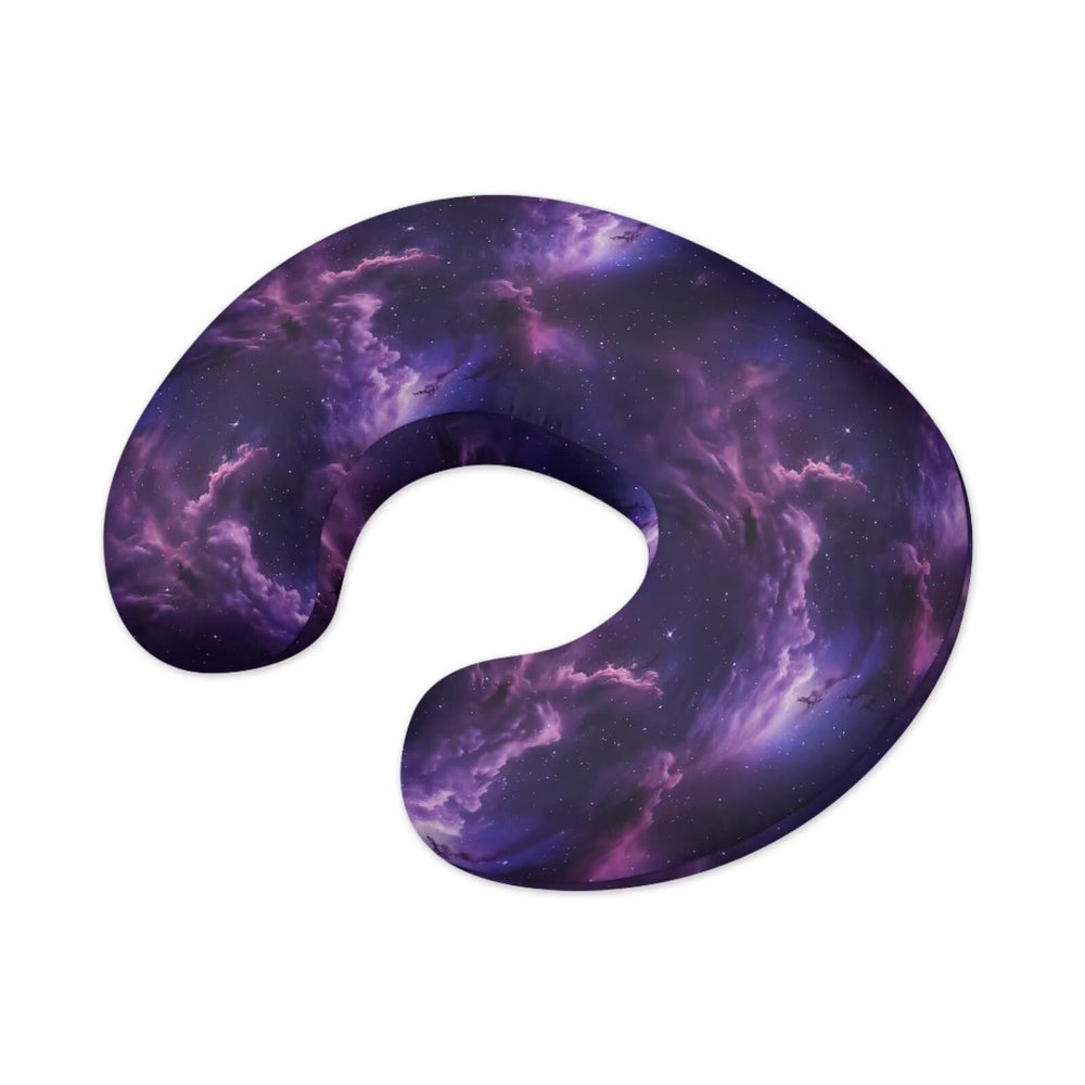 Daulesho purple-gradient starry-night fabric detail highlights texture and color