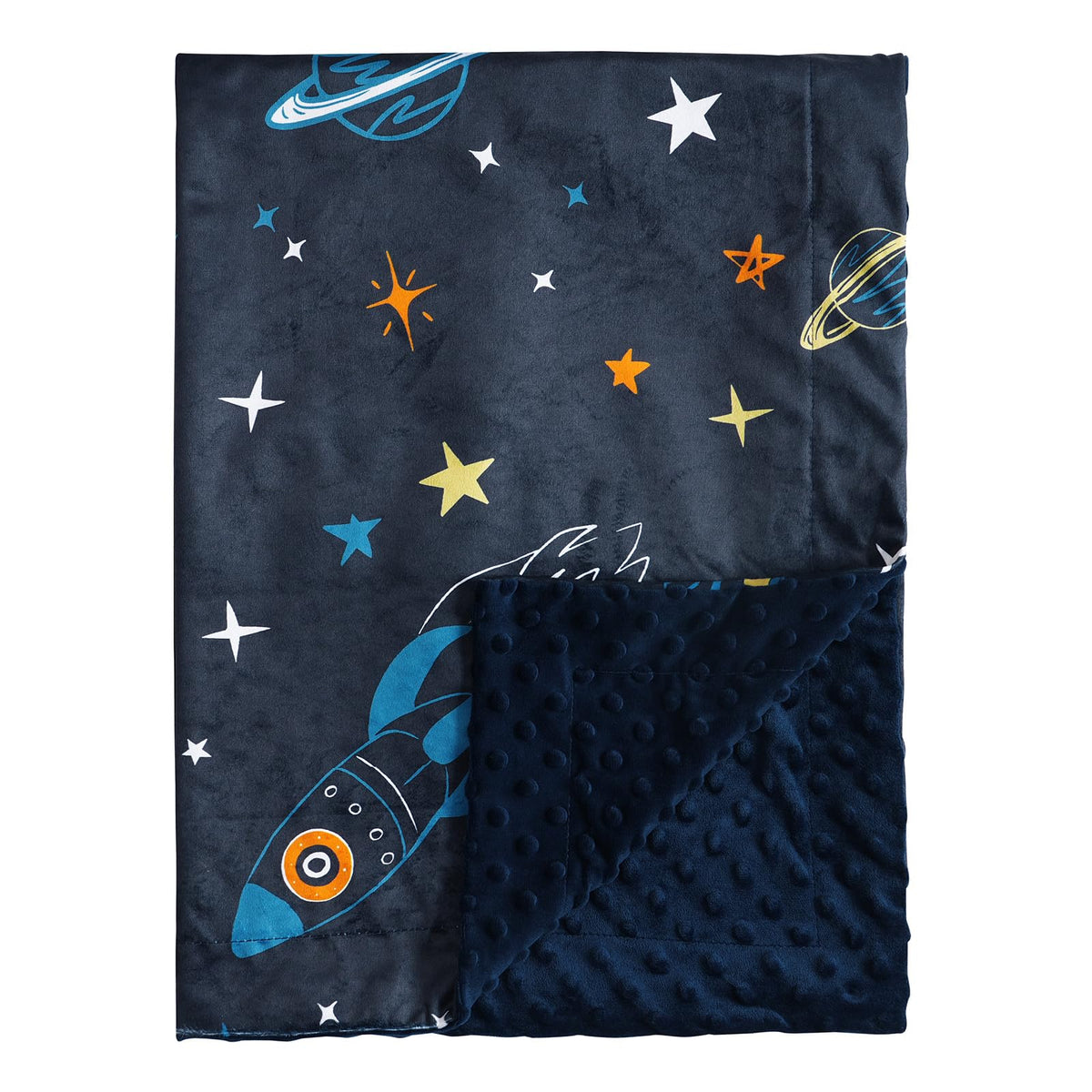 David's Kids Minky blanket floral pattern offers soft comfort for newborns.