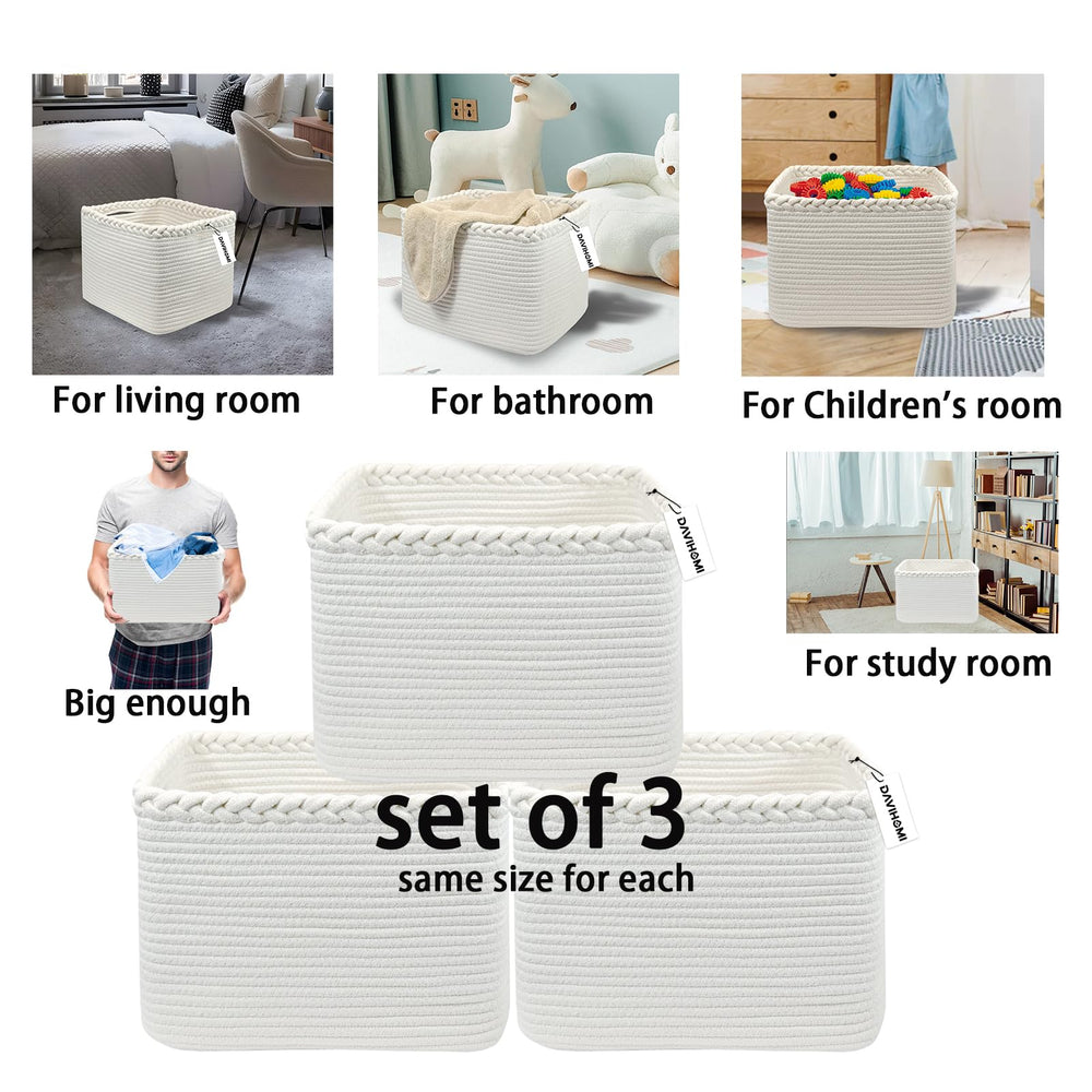 DAVIHOMI 3Pack handles make gift baskets easy to carry.