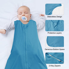 David's Kids sleep sack with two-way zipper enables quick diaper changes