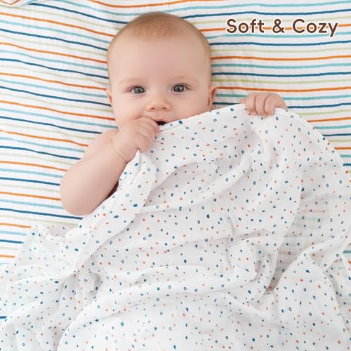 David's Kids baby swaddle in use shows calm, snug wrap.