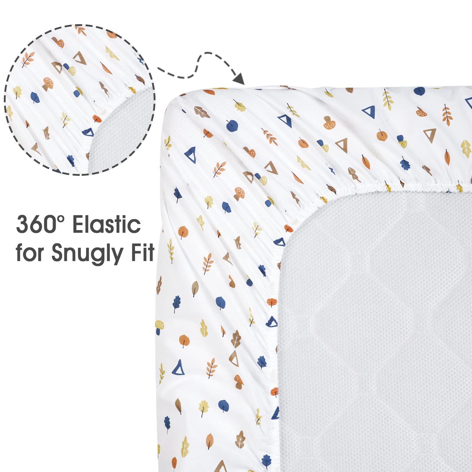 David's Kids universal-fit bassinet sheets accommodate Halo, Chicco, Graco and more.