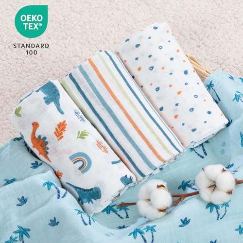 David's Kids four-pack swaddle box packaging highlights practical newborn essentials.