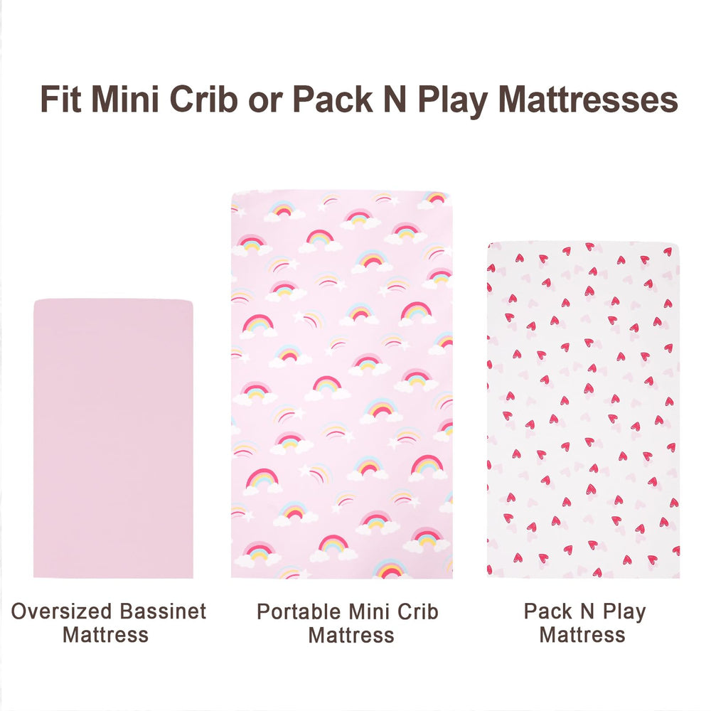 David's Kids mini crib sheets make a thoughtful gift for baby showers