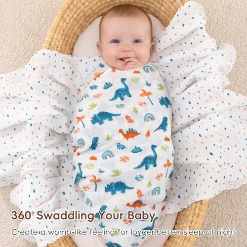 David's Kids large 47x47 inch swaddle blanket laid flat for measurement.