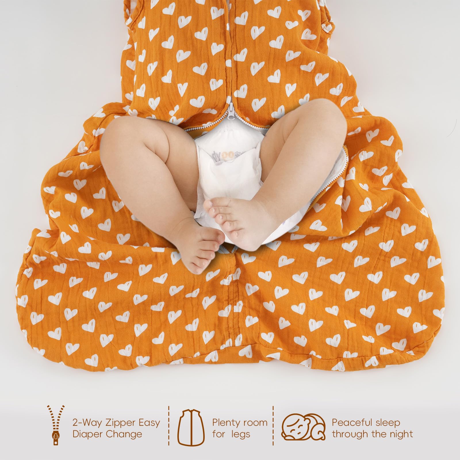 David's Kids sleep sack is machine washable and durable for daily use.