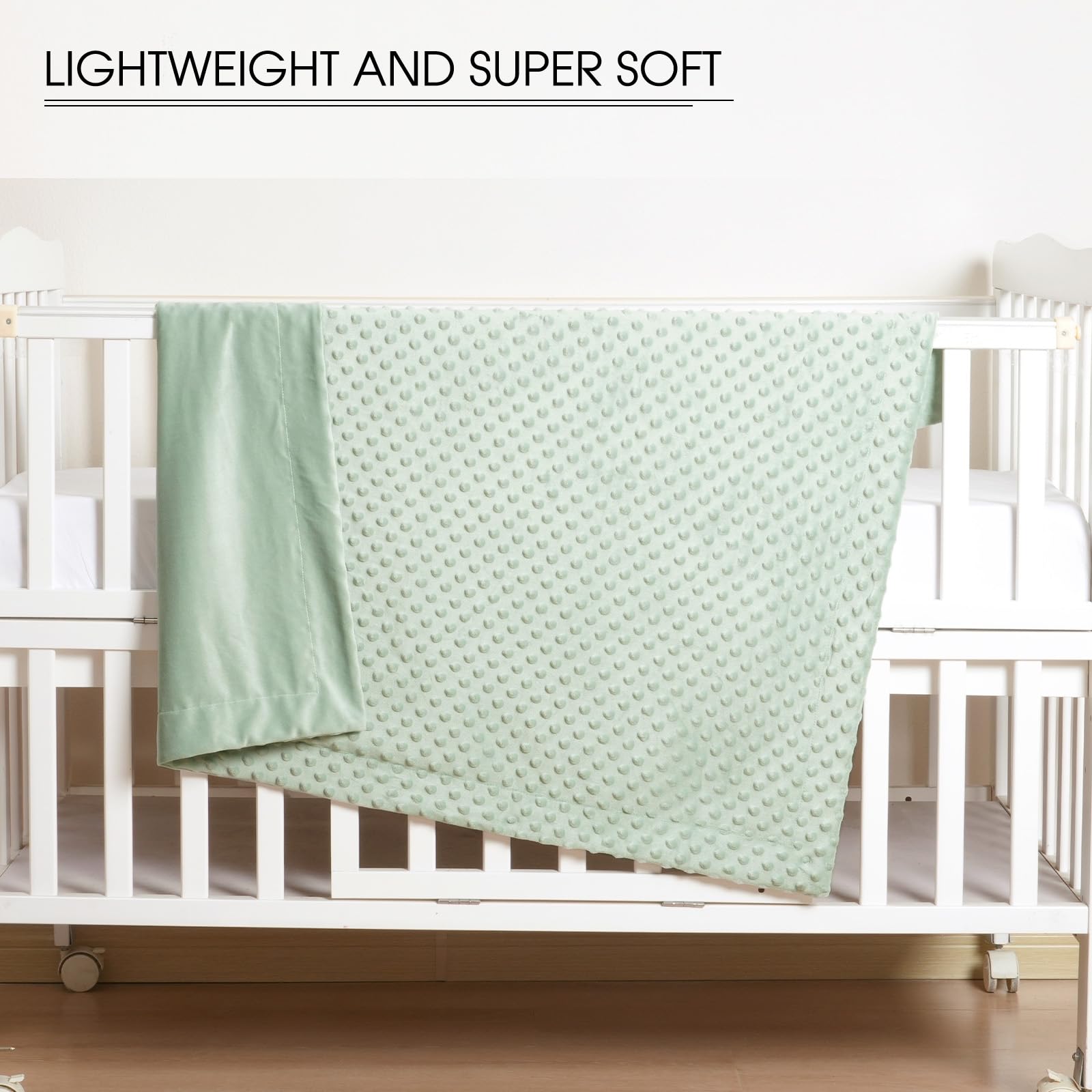 David's Kids 40x50 inch blanket offers lightweight, breathable comfort for baby