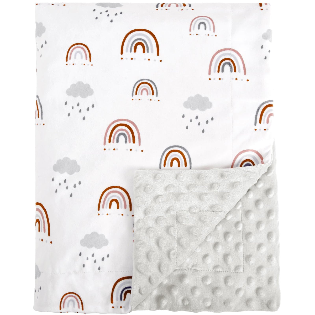 David's Kids Minky blanket double-layer front view offers plush warmth.