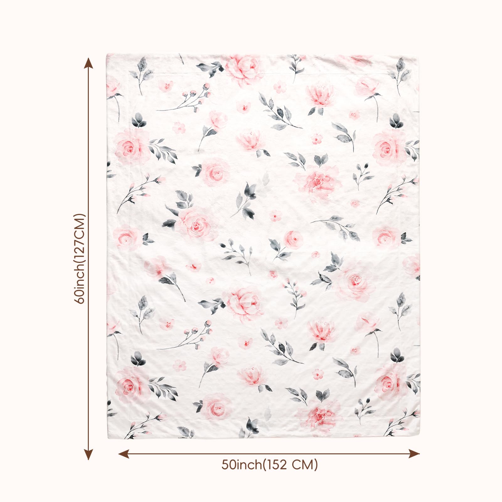David's Kids Minky blanket in stroller-ready layout supports on-the-go calm.