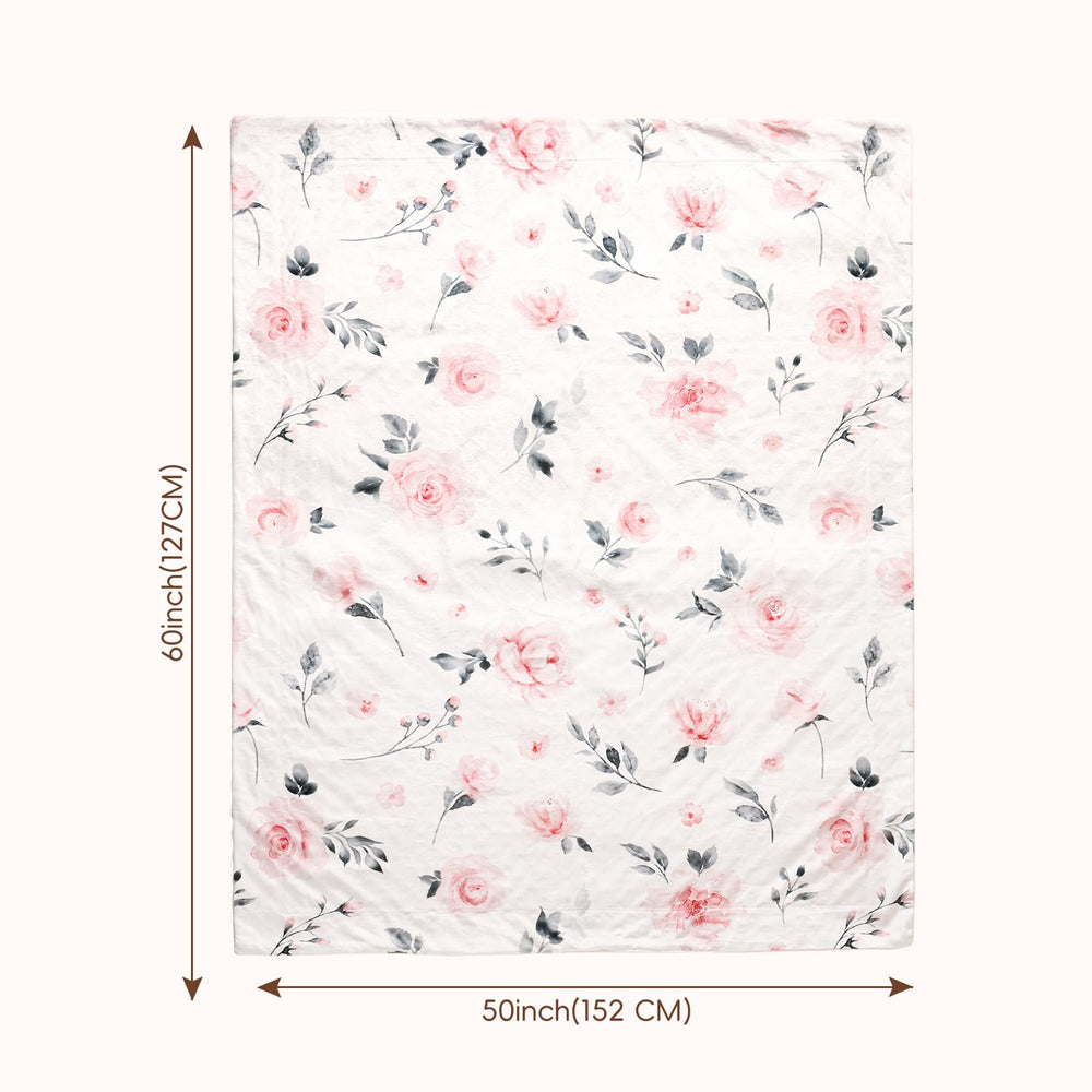David's Kids Minky blanket in stroller-ready layout supports on-the-go calm.