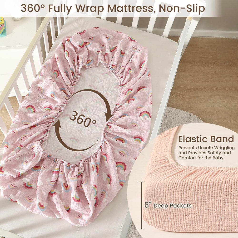 David's Kids rainbow two-layer weave boosts moisture-wicking