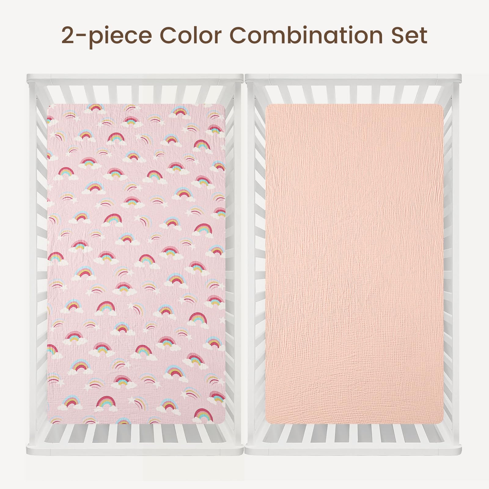 David's Kids rainbow care-ready sheets resist fading and pilling