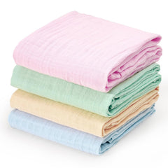 david's kids muslin swaddle blanket green pattern provides breathable comfort for babies