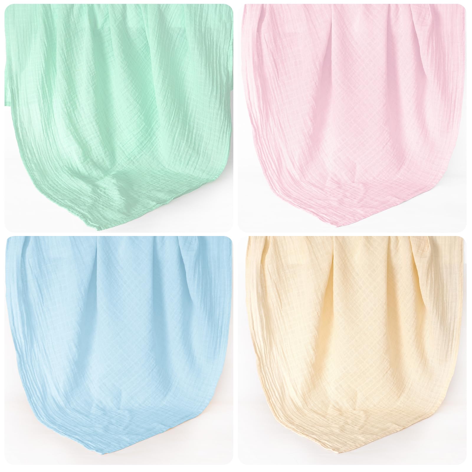 david's kids muslin swaddle blanket large size 47x47 inches supports secure wrapping