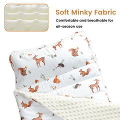 David's Kids nap mat woodland pattern design for engaging nap time.