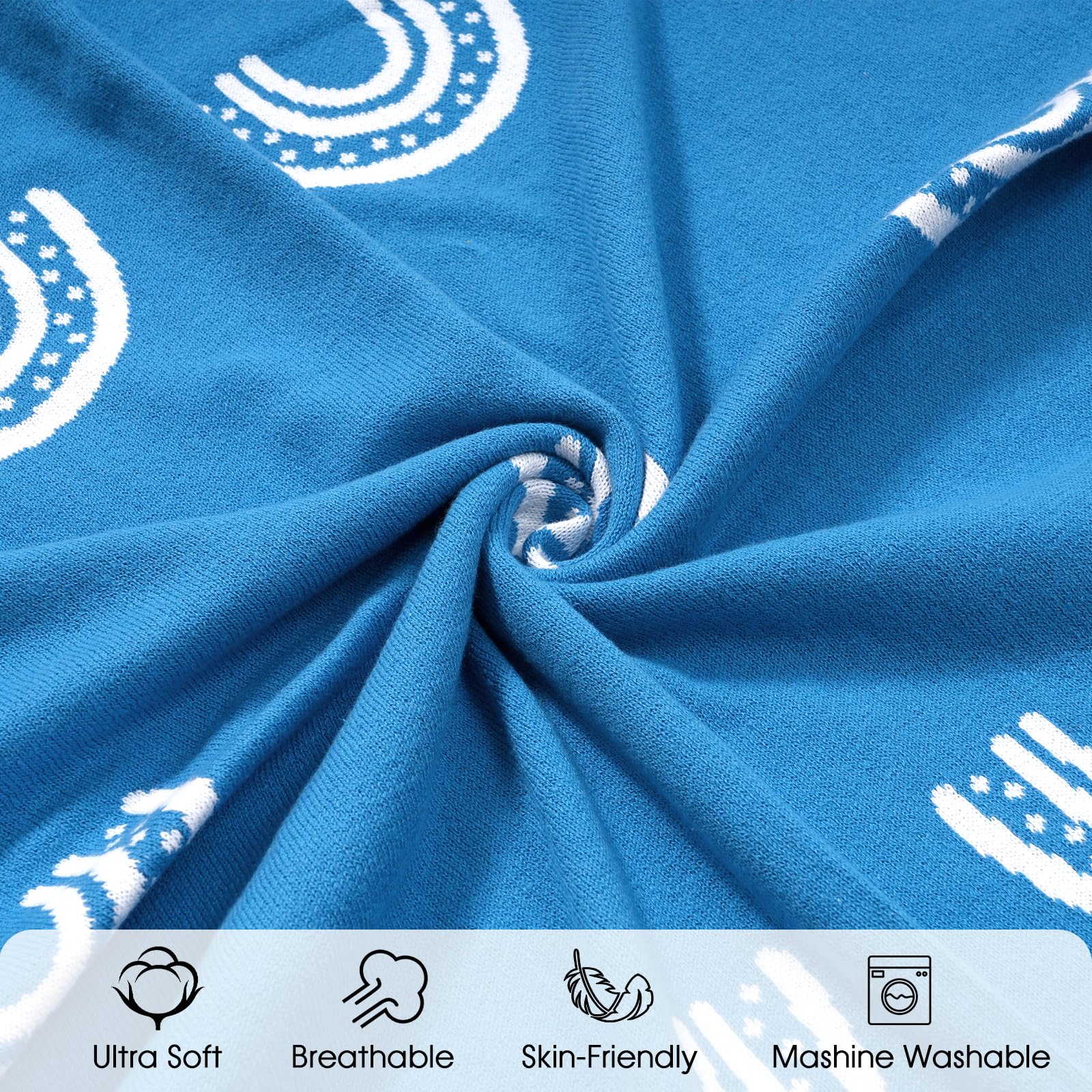 David's Kids nursery ready baby blanket perfect for cribs and gifting