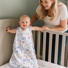 David's Kids organic cotton sleep sack emphasizes breathable moisture-wicking comfort