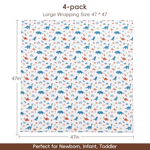 David's Kids pattern variety including dinosaur and stars appeals to baby style.
