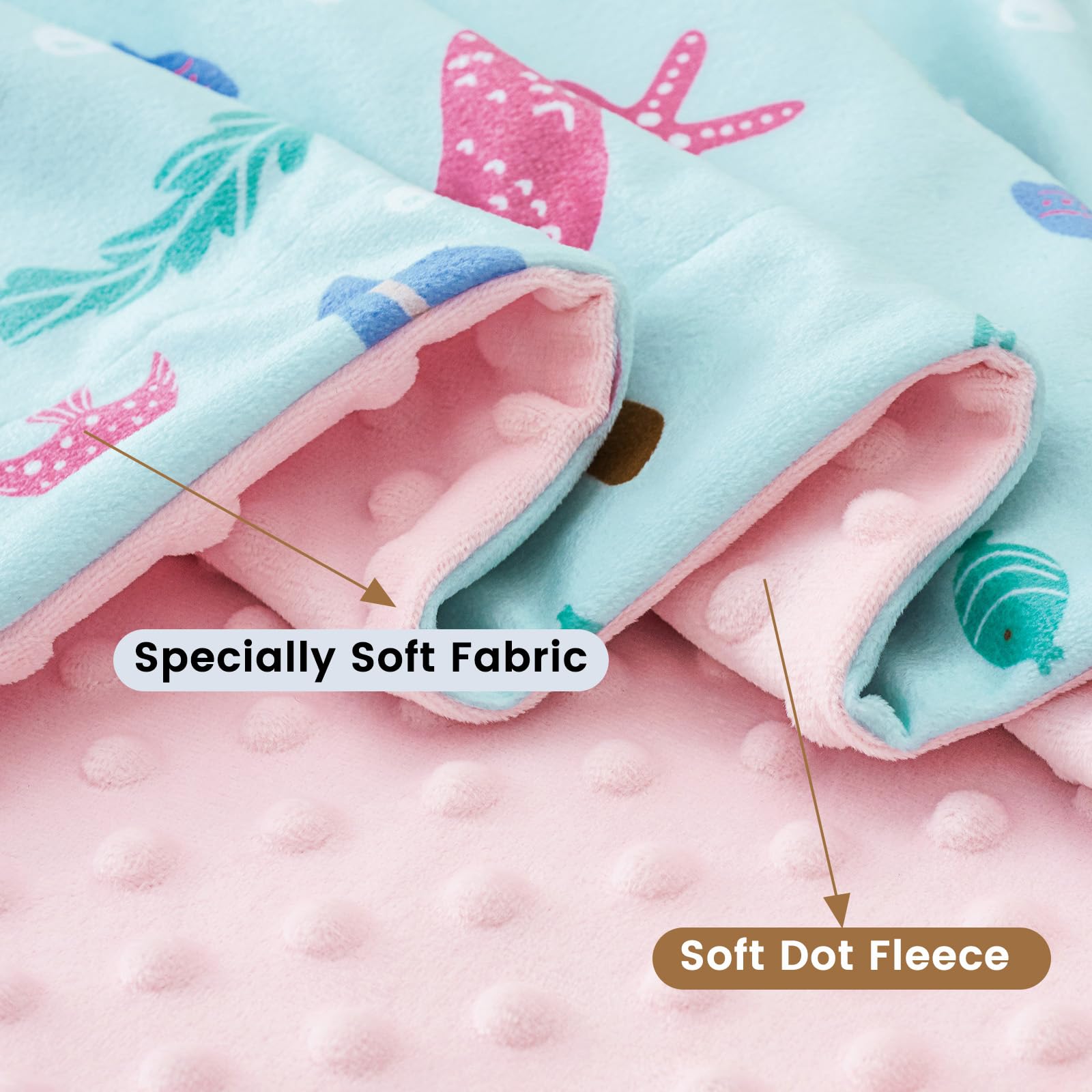 David's Kids raised dots texture adds gentle tactile interest
