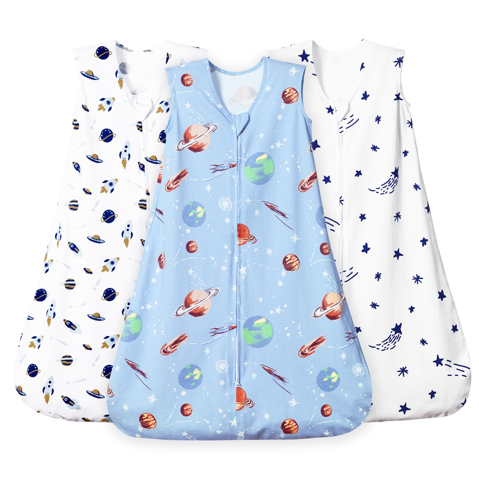 David's Kids sleep sack 0-6m: ultra-soft cotton for calm, comfortable sleep.