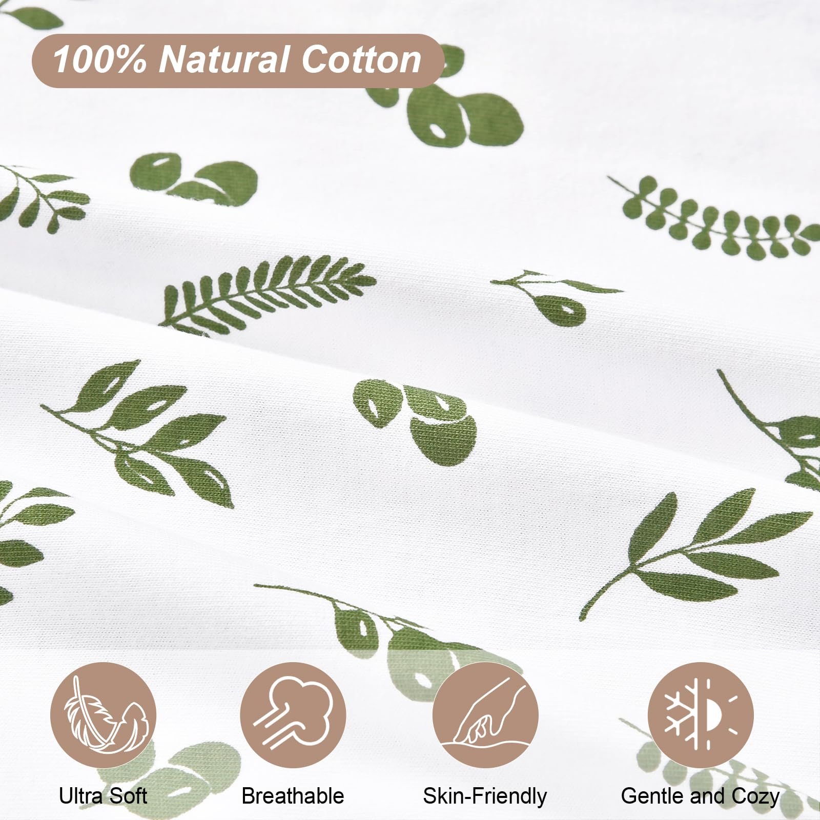 David's Kids sleep sack leg room detail supports natural movement.