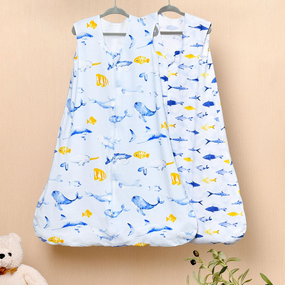 David's Kids sleep sack legroom design enables unrestricted kicking and comfortable positioning.