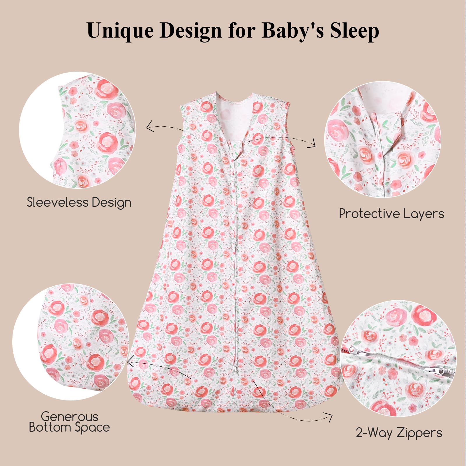 David's Kids sleep sack is machine washable for busy parents.