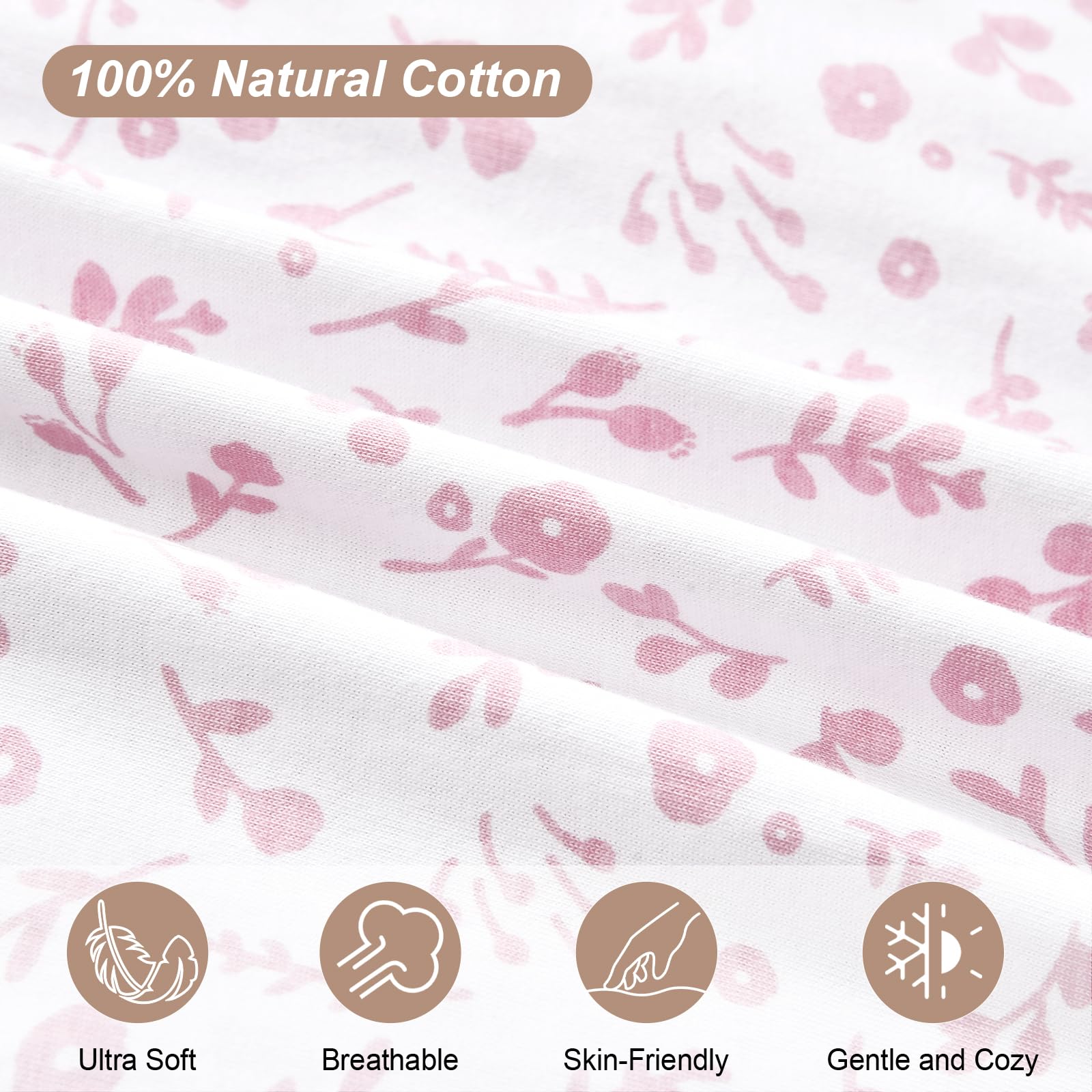 David's Kids organic fabric close up shows softness and breathability