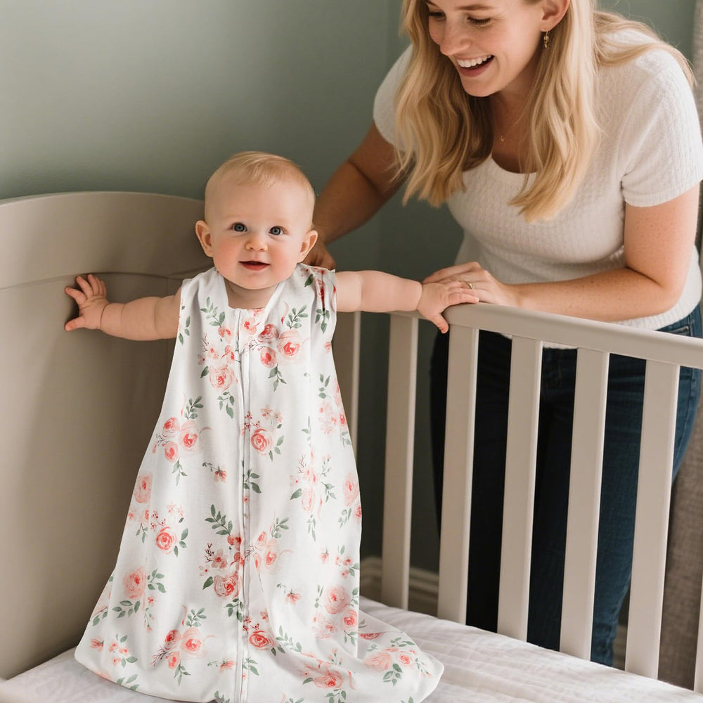 David's Kids sleep sack roomy design supports kicking and safe hip position