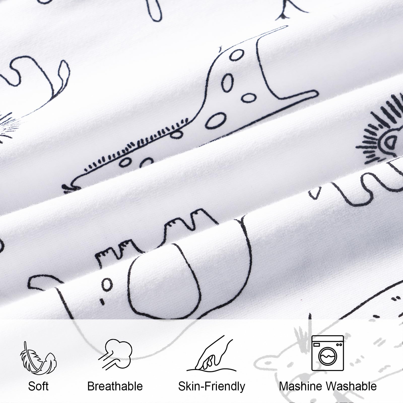 David's Kids sleep sack with extra roomy leg area for comfortable kicking